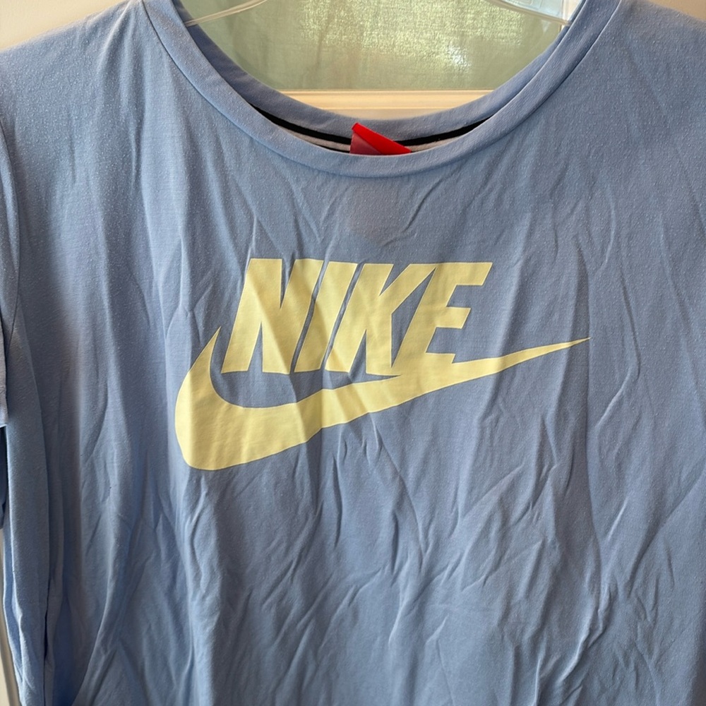 3X Nike powder blue with soft yellow Nike logo.